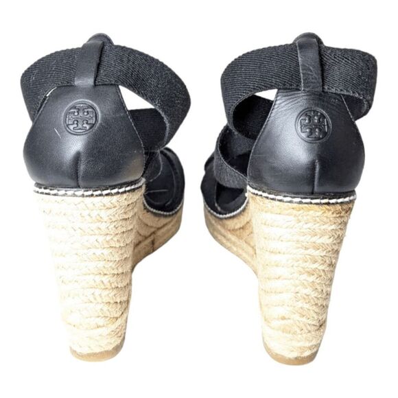TORY BURCH Adonis Wedge Espadrilles Size 10B - Picture 5 of 7